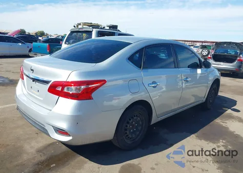 2017 Nissan Sentra S z USA, uszkodzony, nr VIN 3N1AB7AP0HY394848